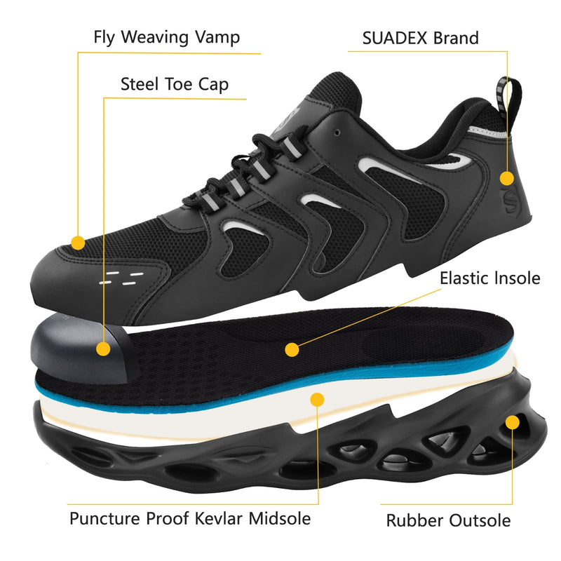 Laden Sie das Bild in Galerie -Viewer, {CORE | SUADEX Men Women Durable Safety Shoes